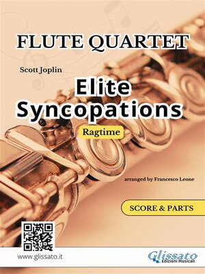 cover image of Elite Syncopations--Flute Quartet score & parts